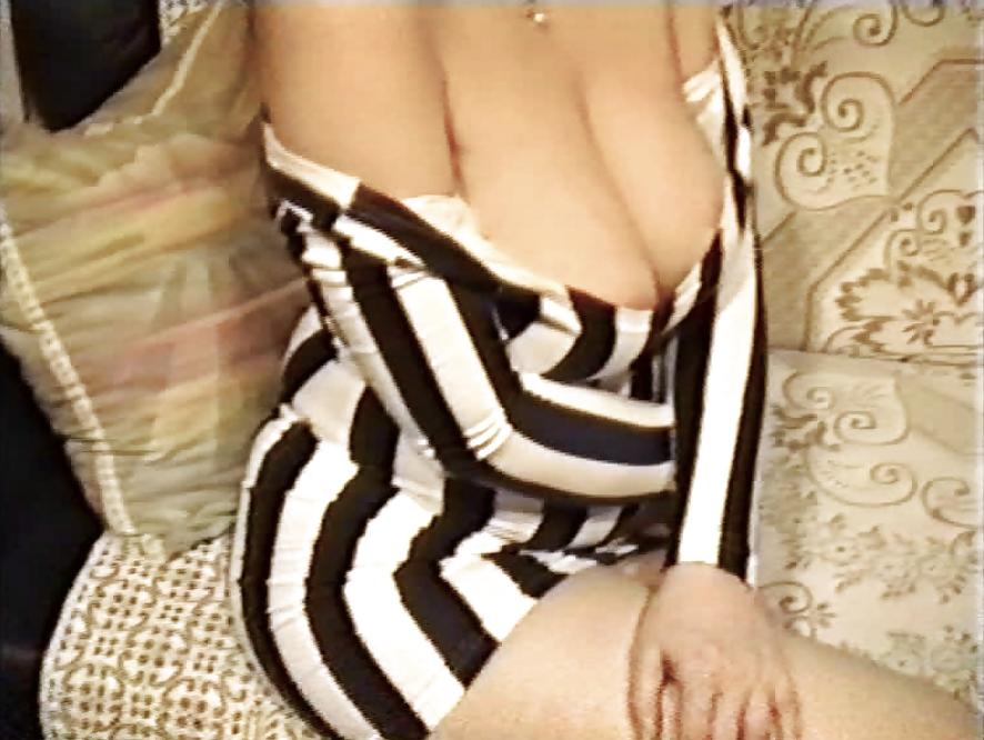 12P SAG - Busty Bitch In A Tight Striped Sexy Minidress 19