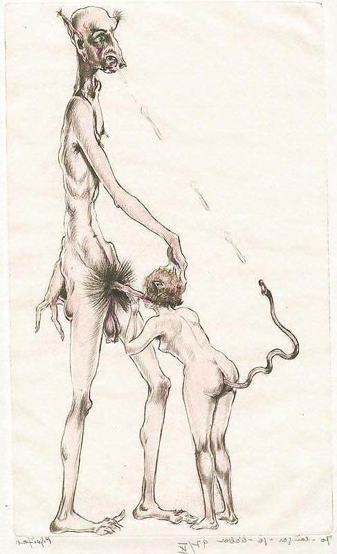 25P Them. Drawn Porn Art 23 - Fellatio 2