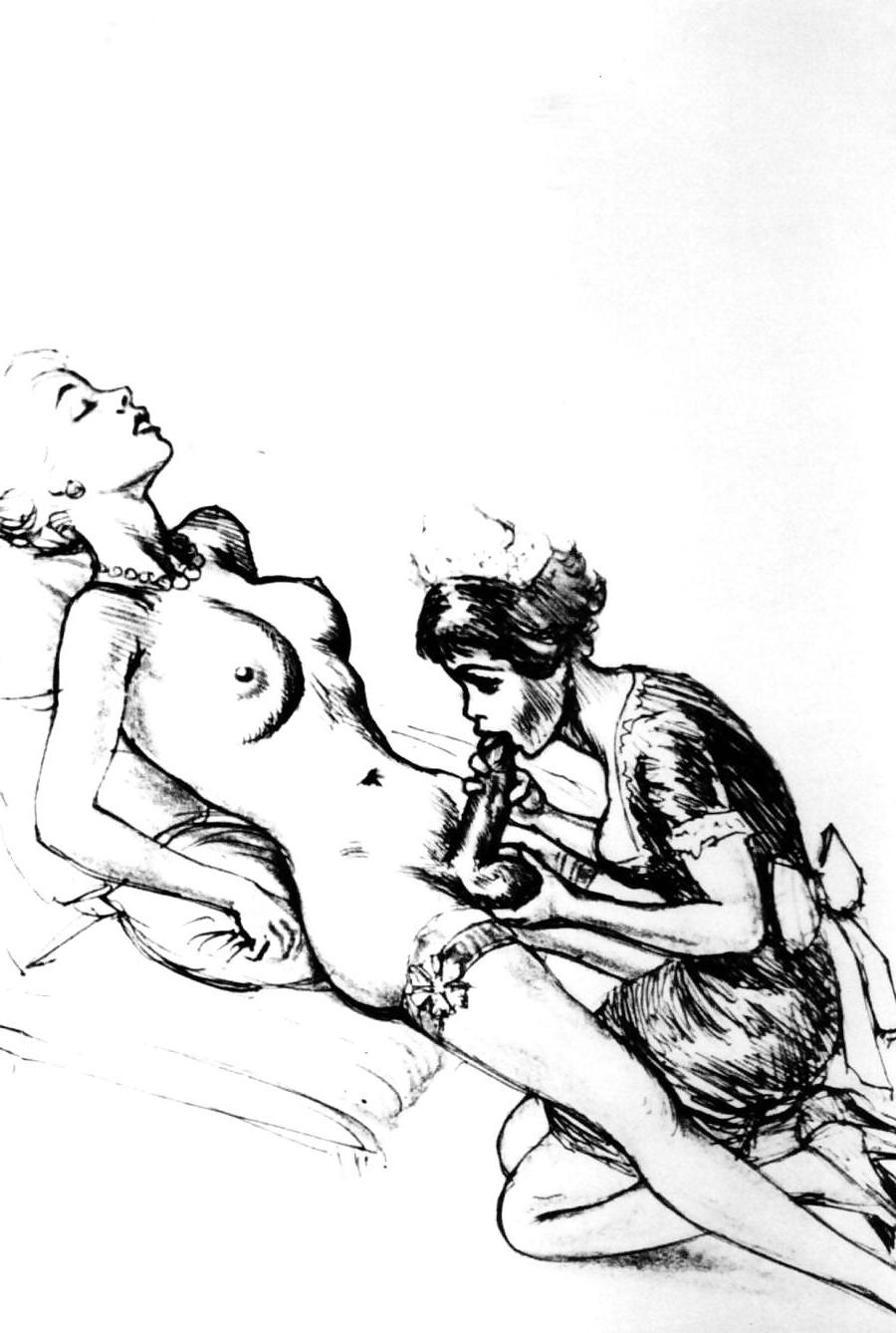25P Them. Drawn Porn Art 23 - Fellatio 2