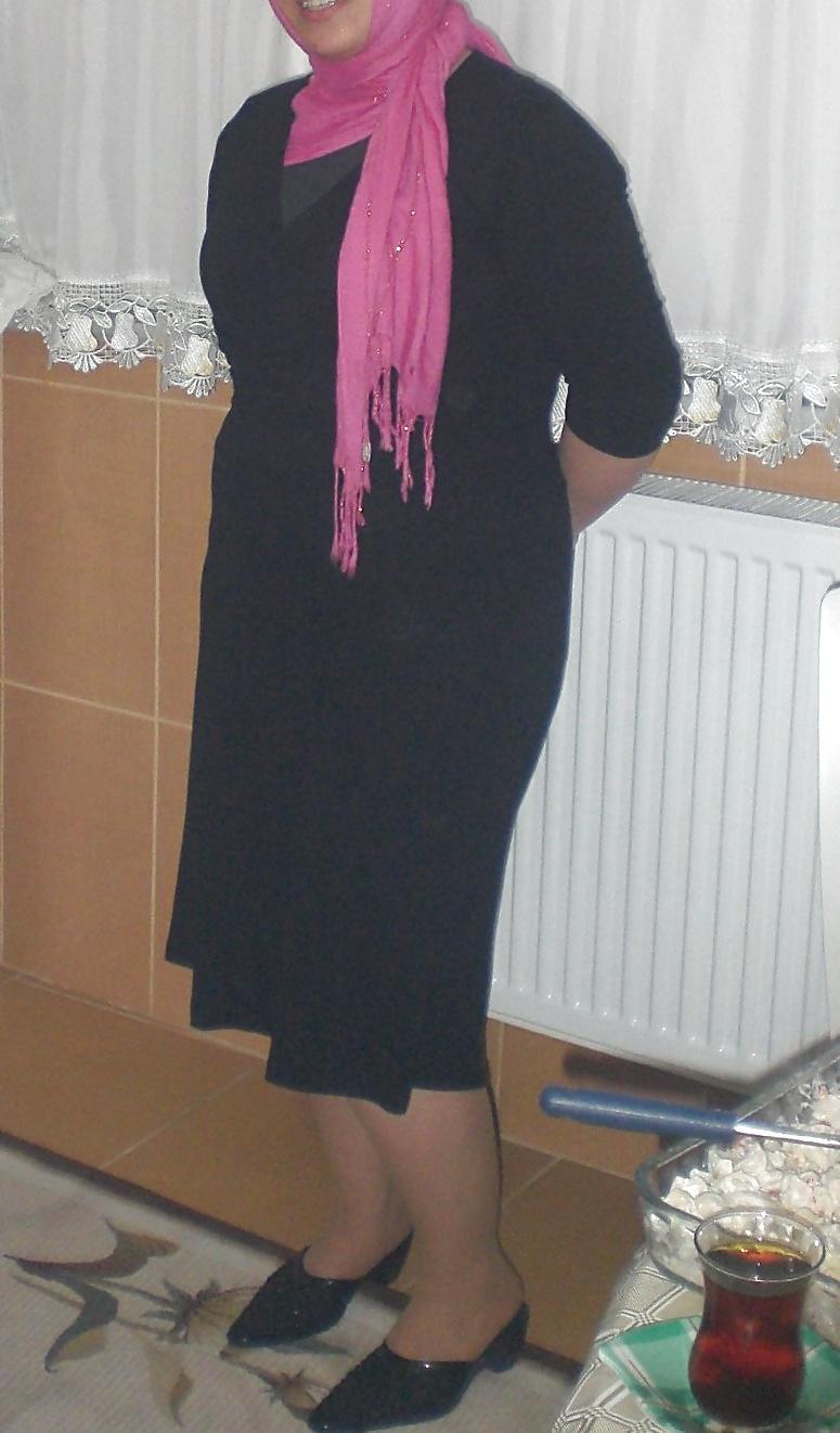 16P Kopftuch Frau Feet Turkish hijab turbanli ayak soles 2