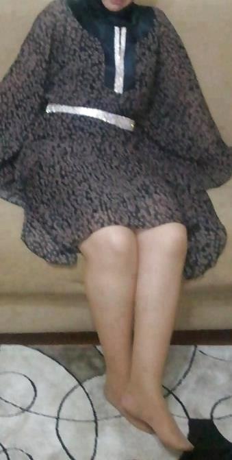 16P Kopftuch Frau Feet Turkish hijab turbanli ayak soles 2