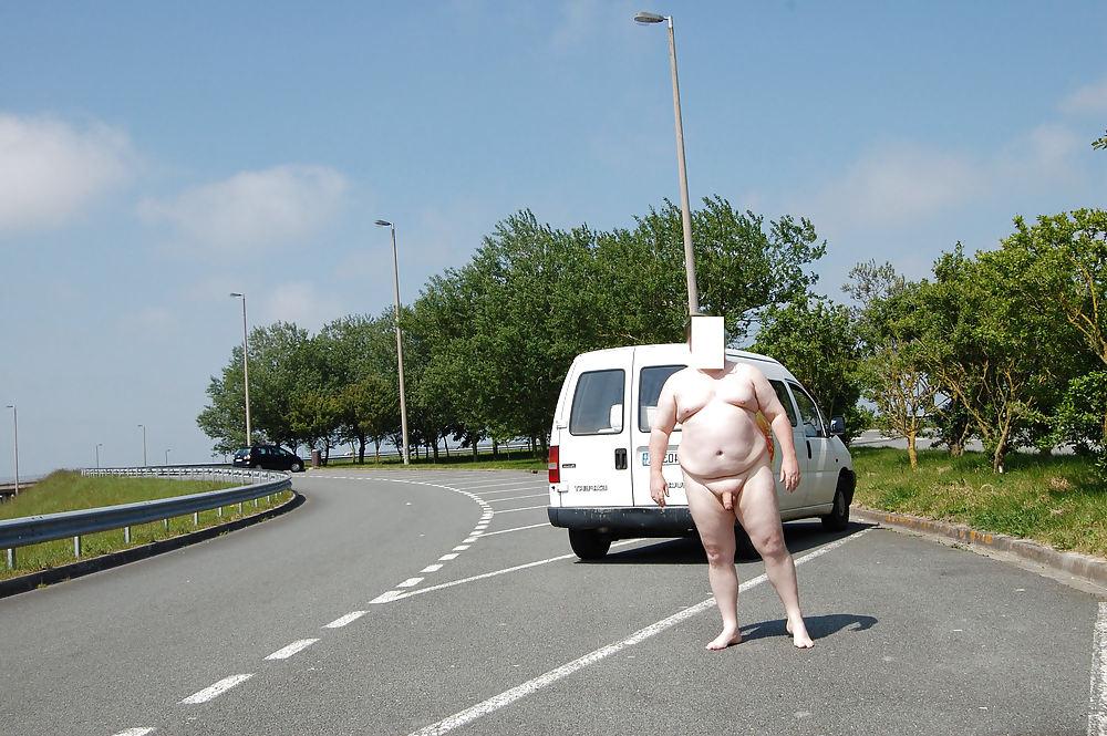 13P Road trip - nude in Public - Exhibitionist