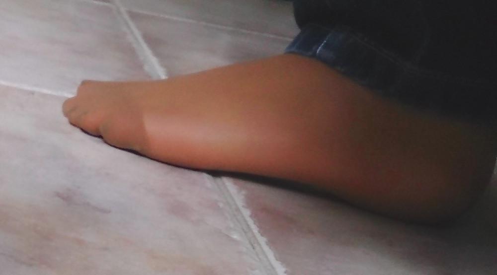 10P Girlfriend nylon feet sockks pantyhose panties