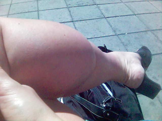 25P Female muscular calves
