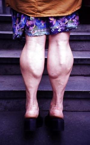 25P Female muscular calves