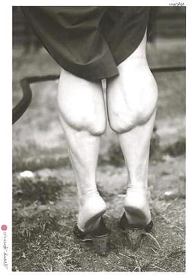 25P Female muscular calves
