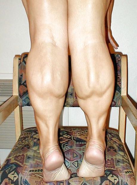 25P Female muscular calves