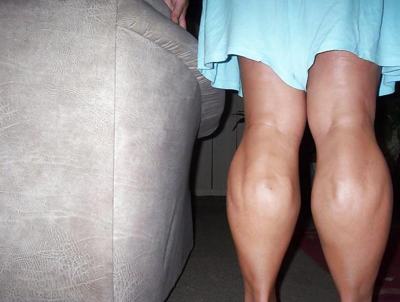 25P Female muscular calves