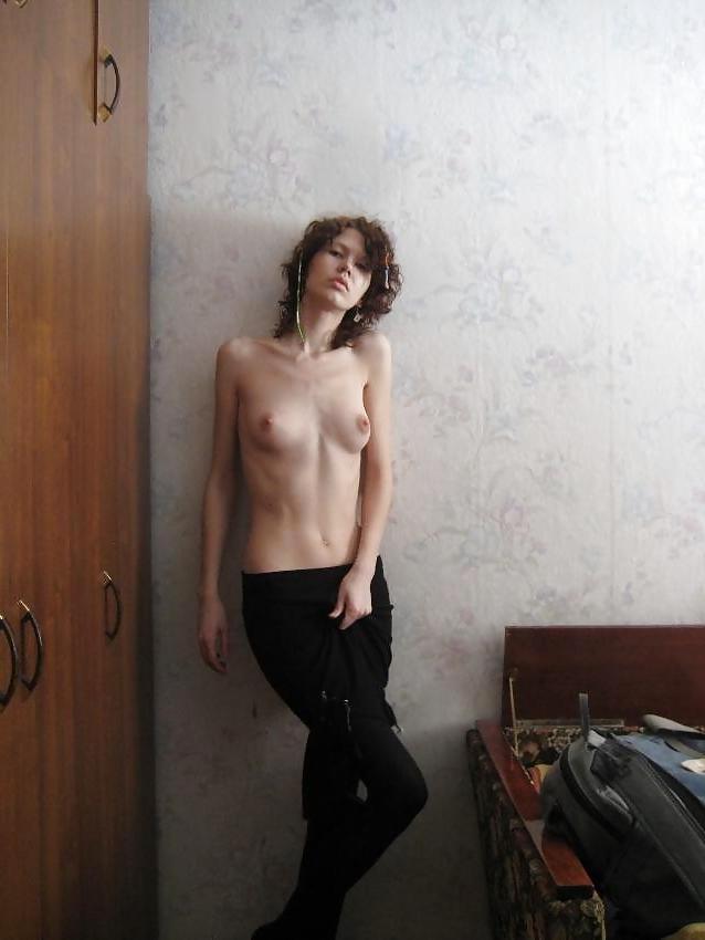 25P Whore 48: Slutty skinny bitch, small tits