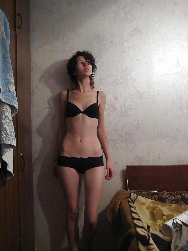 25P Whore 48: Slutty skinny bitch, small tits