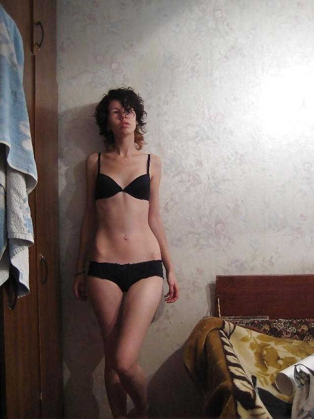 25P Whore 48: Slutty skinny bitch, small tits