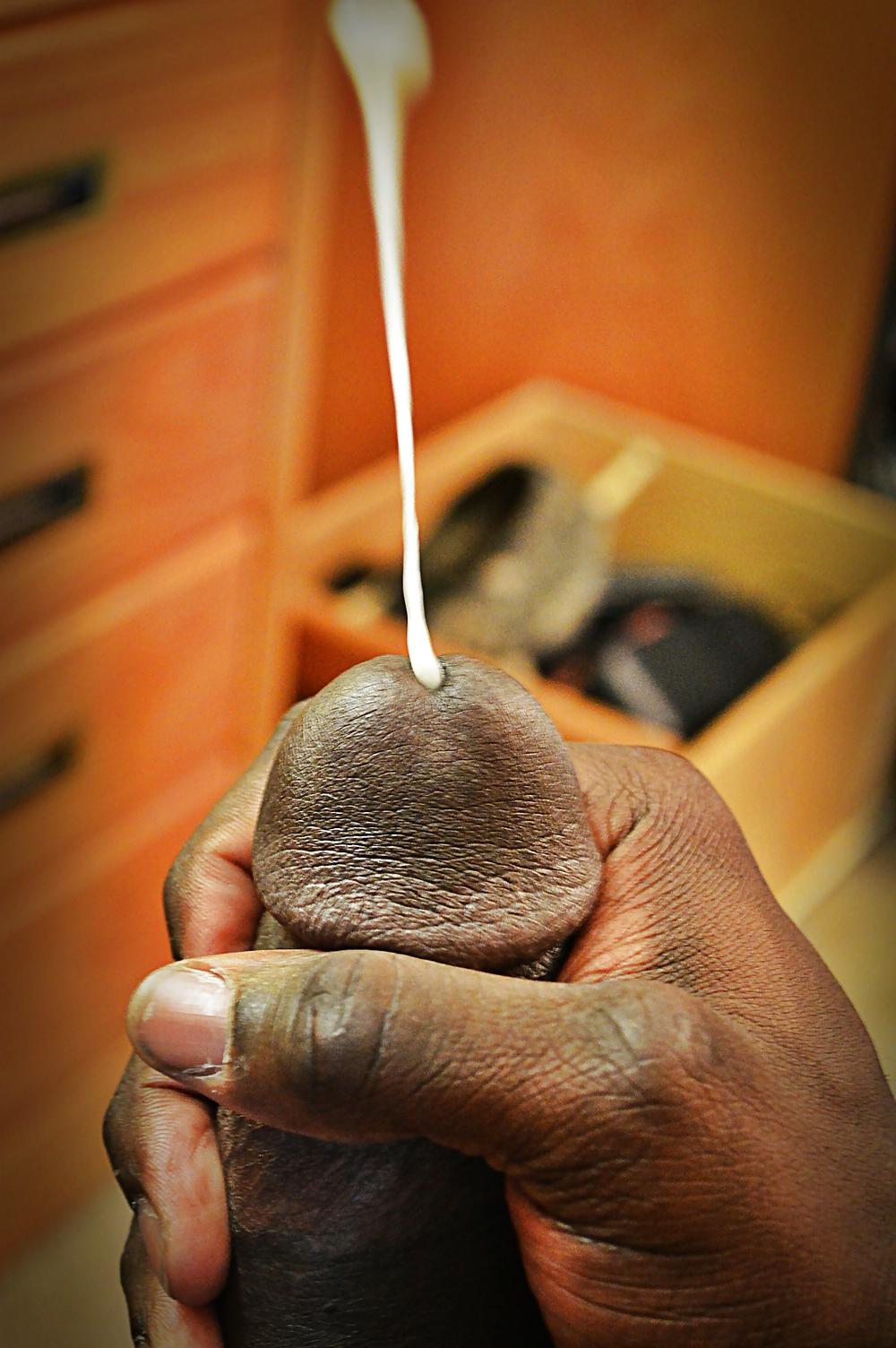 5P BBC Big Black Cock Cumshot