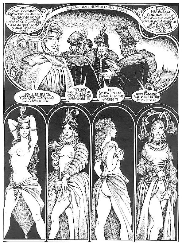 25P Erotic Comic Art 26 - The Countess in Red 