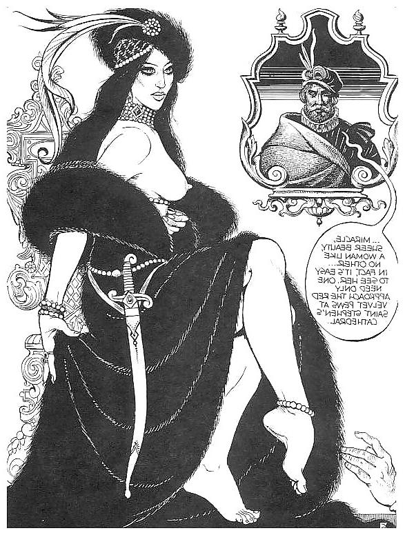 25P Erotic Comic Art 26 - The Countess in Red 