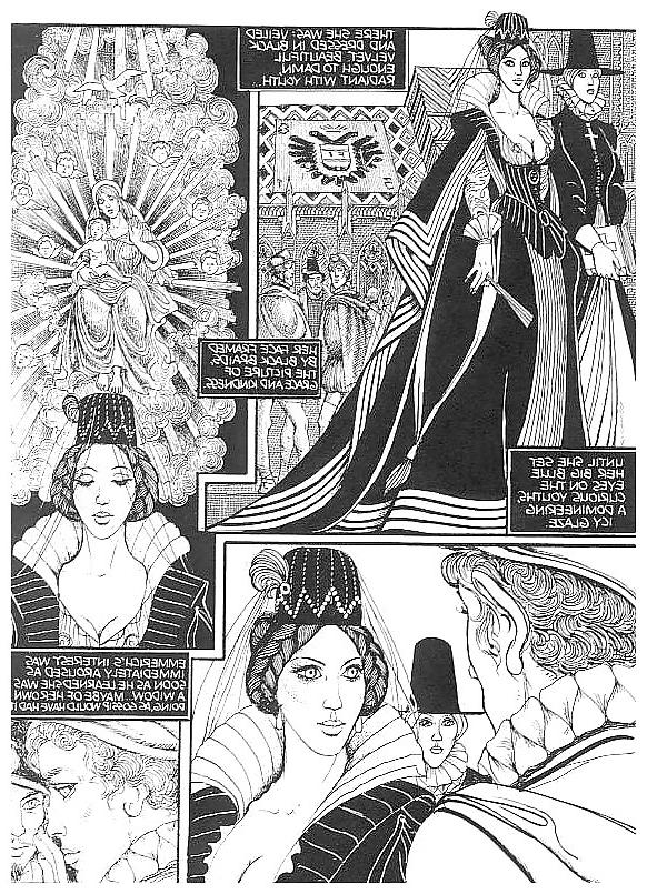 25P Erotic Comic Art 26 - The Countess in Red 