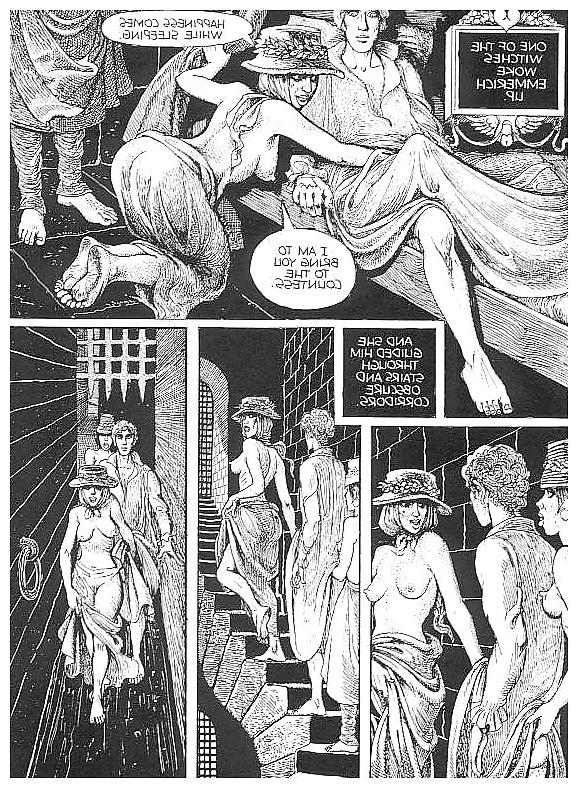 25P Erotic Comic Art 26 - The Countess in Red 