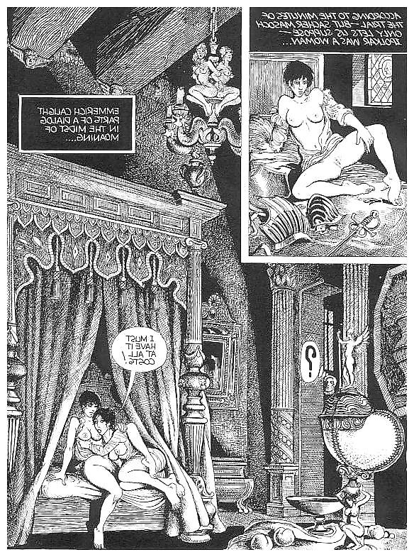 25P Erotic Comic Art 26 - The Countess in Red 