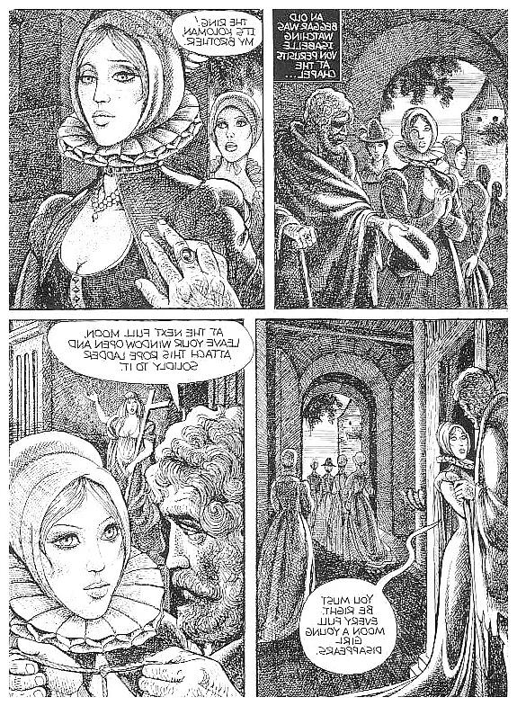 25P Erotic Comic Art 26 - The Countess in Red 