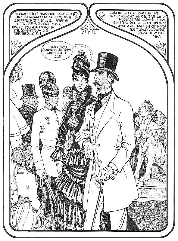 25P Erotic Comic Art 26 - The Countess in Red 