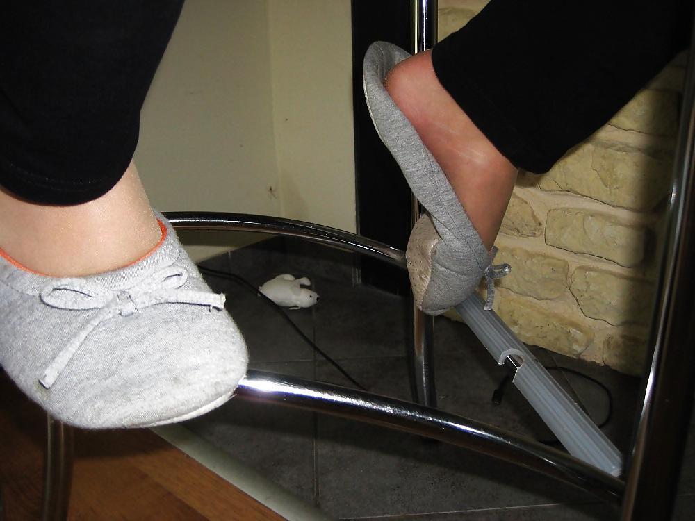 12P Piedi feet foot stopy nylons pantychose wife