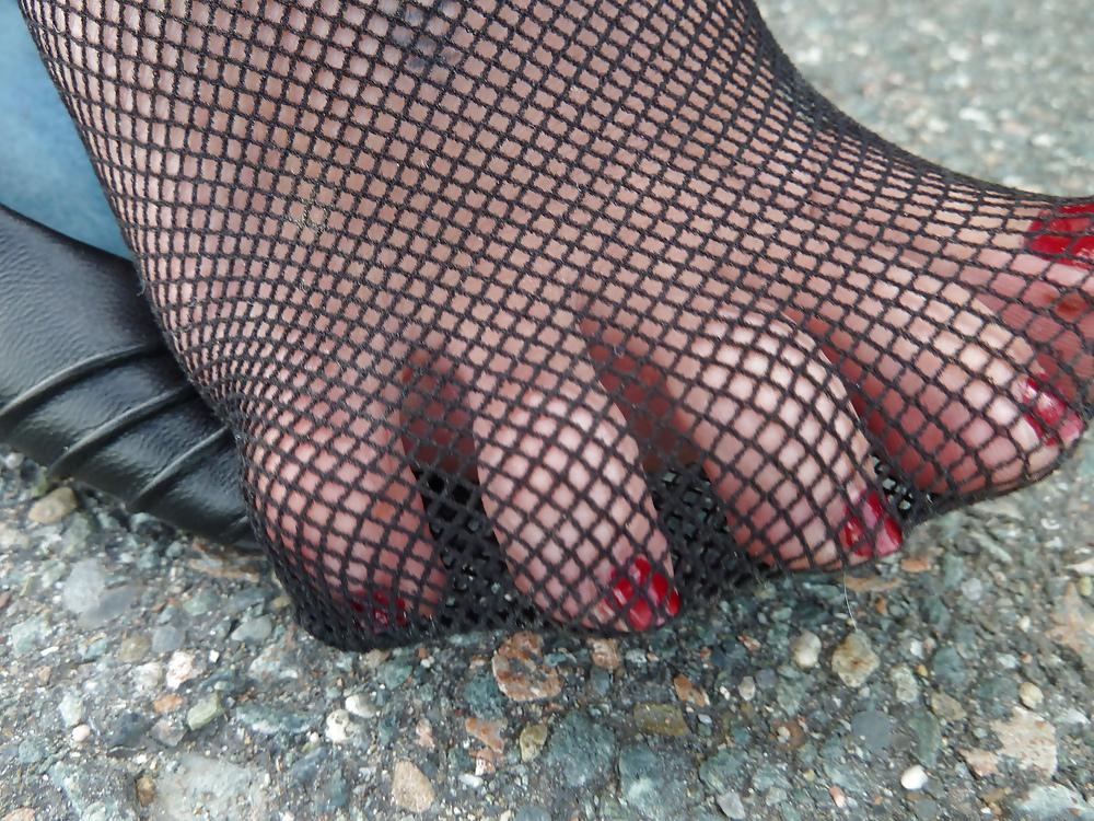 15P Teen feet sexy stockings