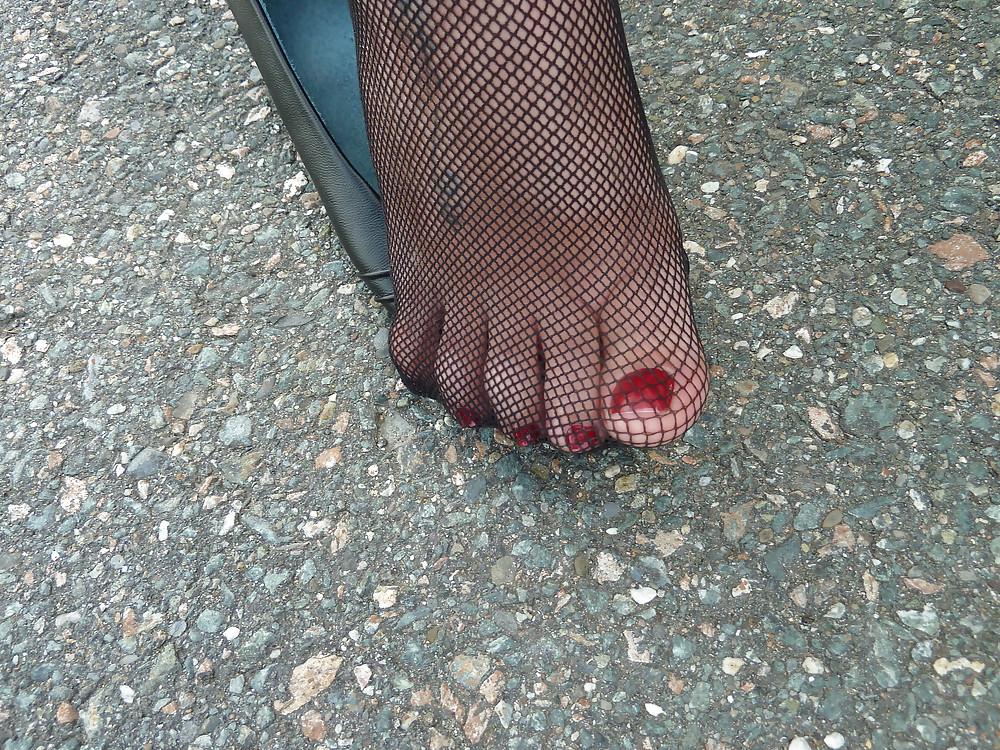 15P Teen feet sexy stockings