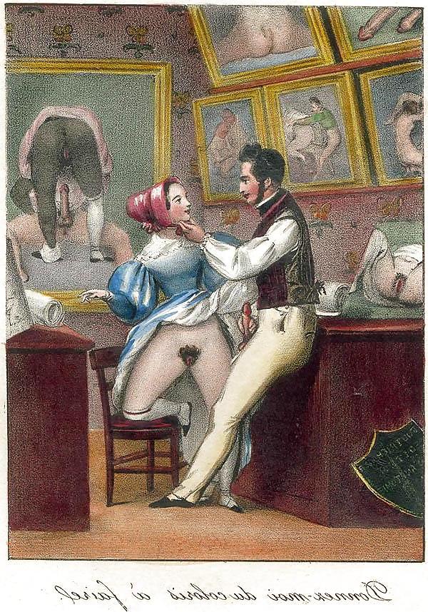 13P Drawn EroPorn Art 77 - Artist N.N. (8) c. 1840