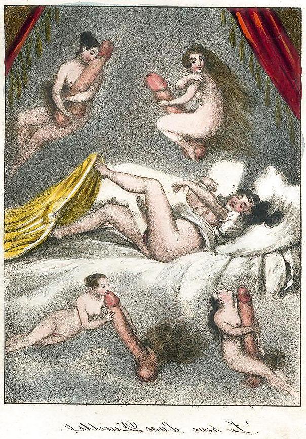 13P Drawn EroPorn Art 77 - Artist N.N. (8) c. 1840