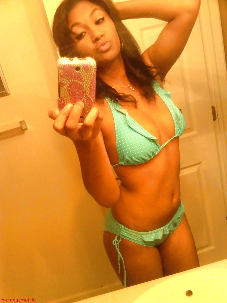 17P cute ebony teen