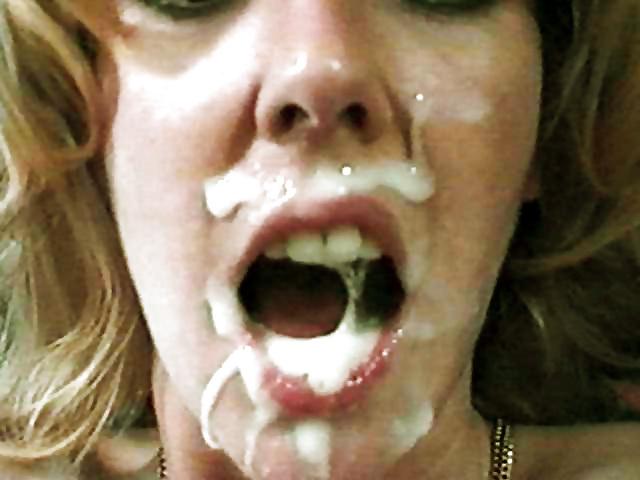 25P Blonde getting a mouthful