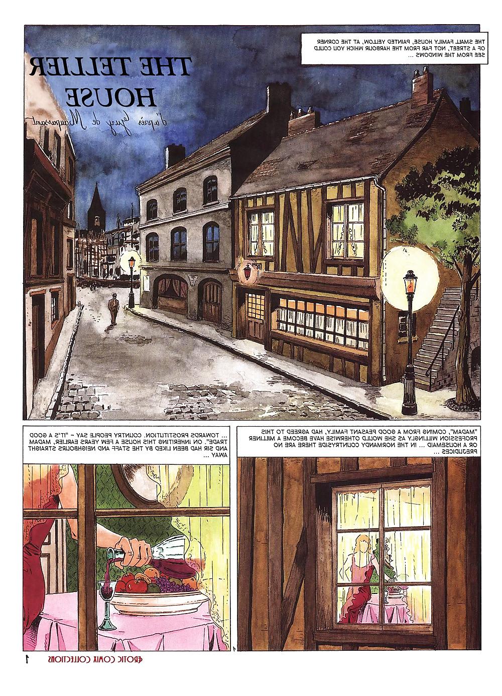 25P Erotic Comic Art 25 - The Tellier House