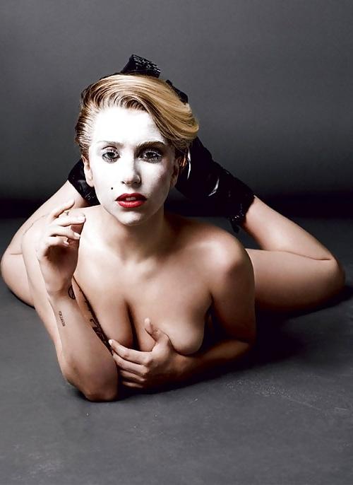 23P Lady Gaga Topless V Magazine Pics