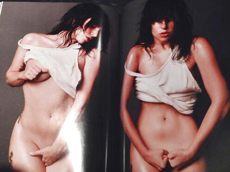 23P Lady Gaga Topless V Magazine Pics