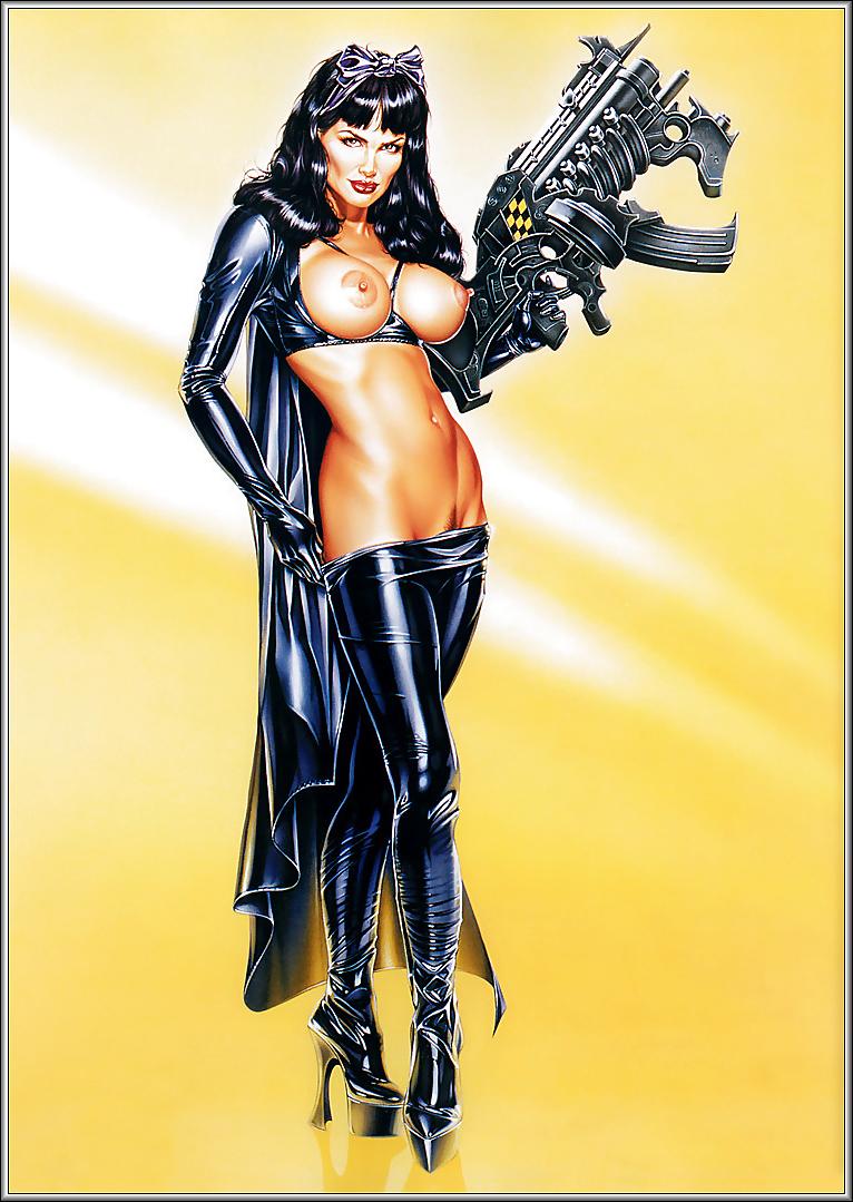 25P Erotic Art - Pinups -  Work by Armando Huerta