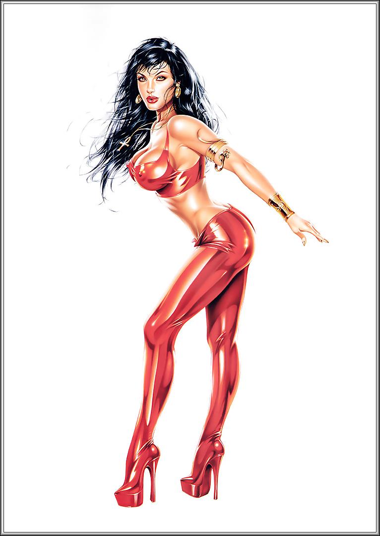 25P Erotic Art - Pinups -  Work by Armando Huerta