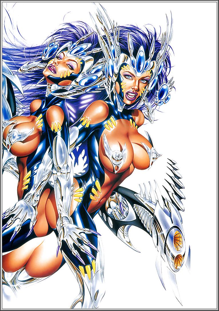 25P Erotic Art - Pinups -  Work by Armando Huerta