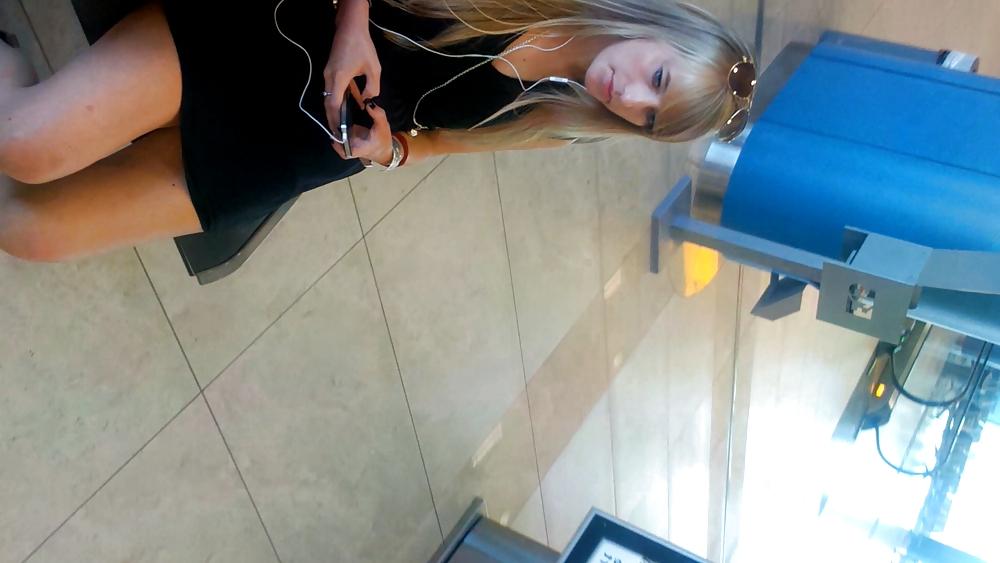 21P Czech blondie in short dress