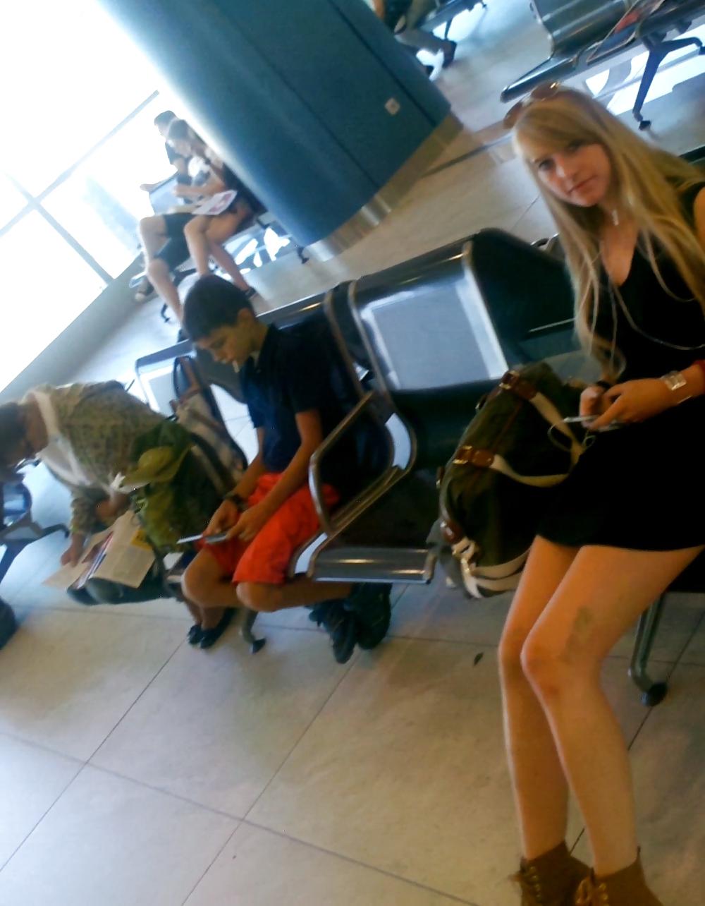 21P Czech blondie in short dress