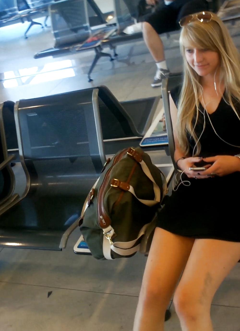 21P Czech blondie in short dress