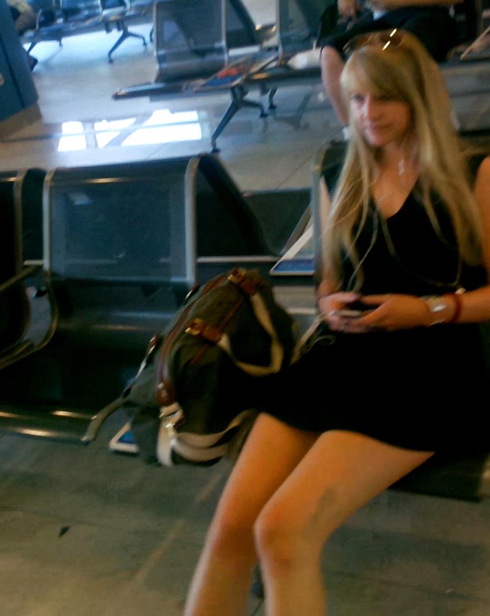 21P Czech blondie in short dress