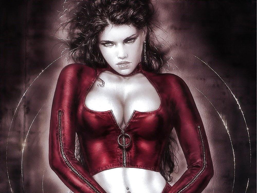 24P Erotic Art - Pinups -  Luis Royo