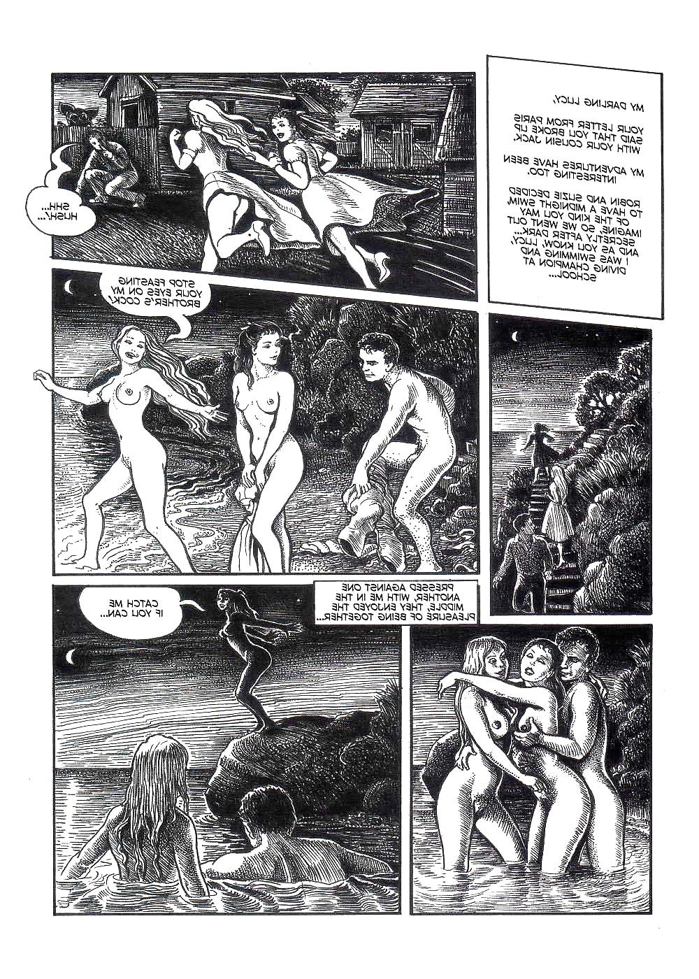 25P Erotic Comic Art 38 - Summer Vacation