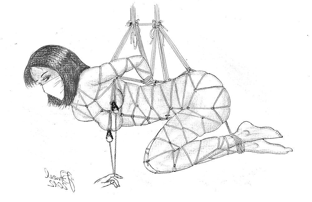 22P Kowlaski introduces a beauty in bondage art