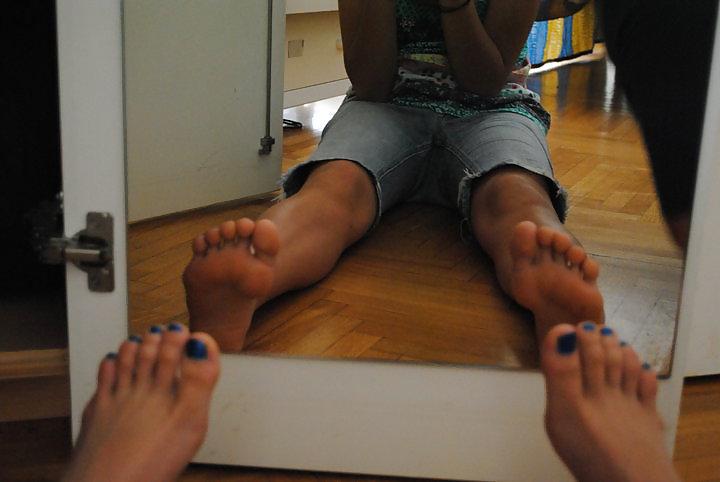 25P Feet soles friends for comment and cum