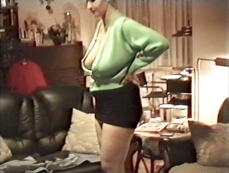 12P SAG - Dirty Hot Bitch's Braless Downblouse Hangers 03