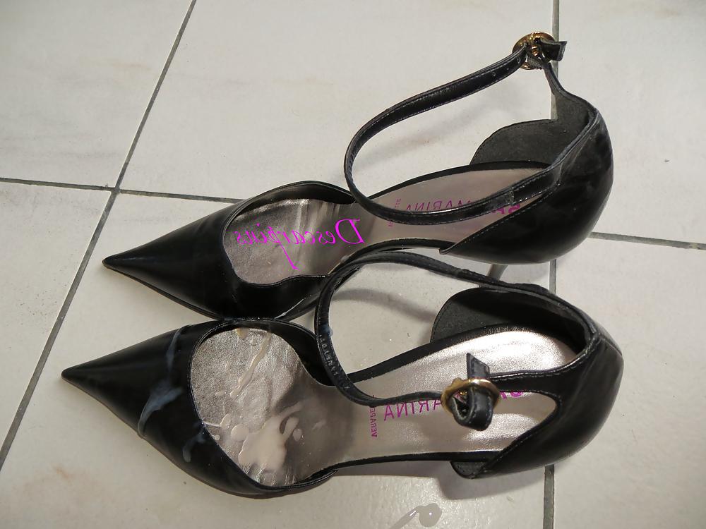 15P My wife in her High Heels Ankle Strap