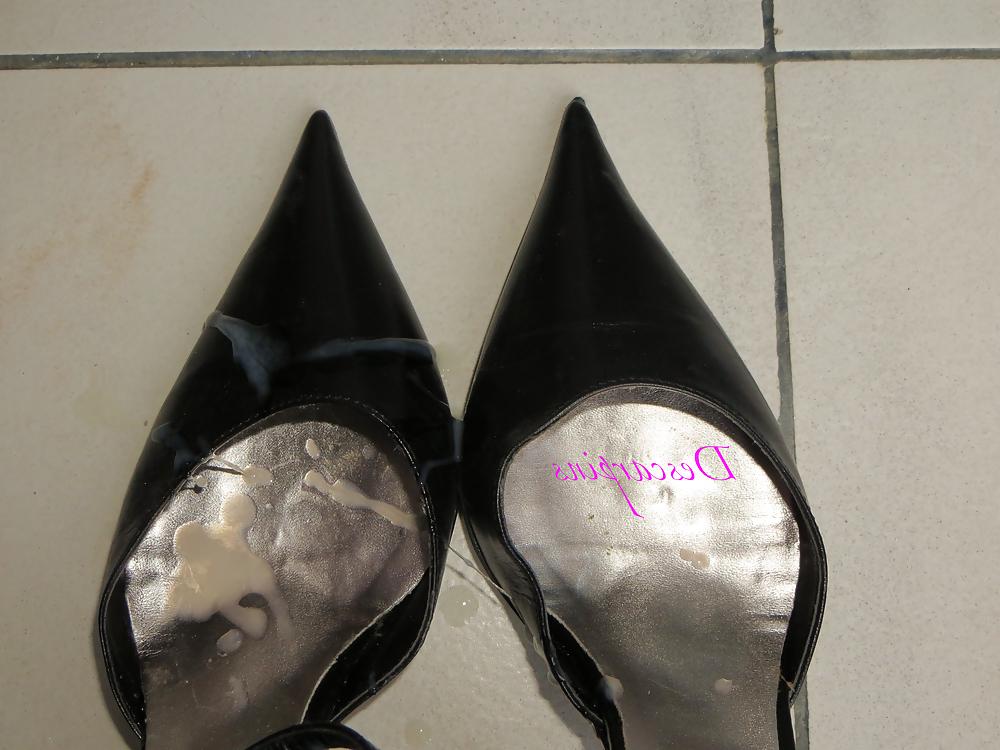 15P My wife in her High Heels Ankle Strap