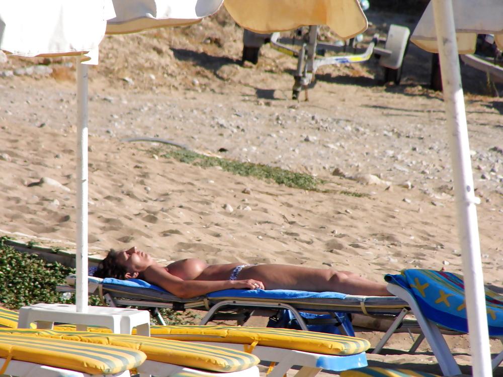 16P Topless at Pefkos, Greece