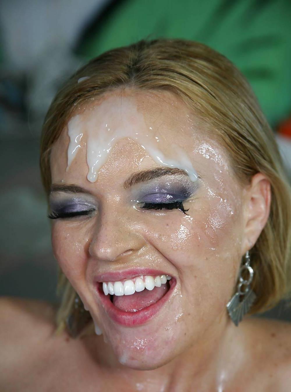 24P BBC Cum On White Faces