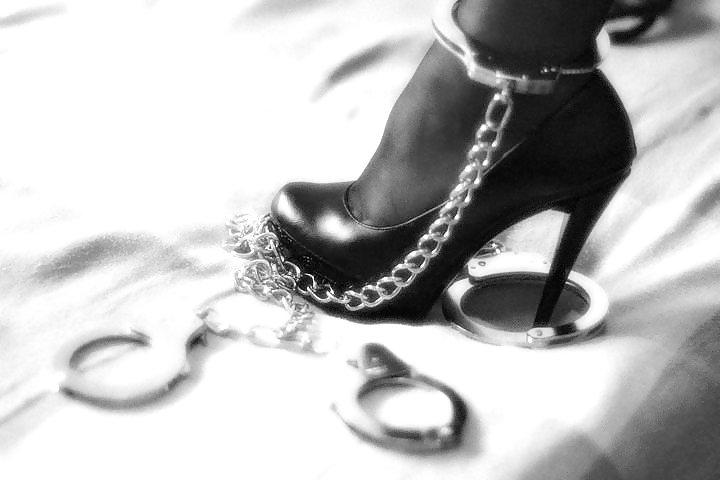 22P Black and white bdsm art